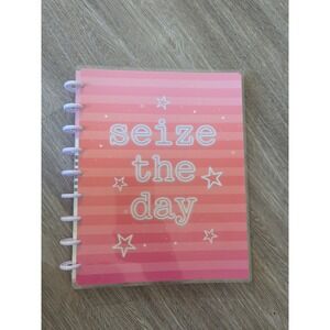 New‎ Happy Planner Notes Disc Bound Notebook Seize The Day Undated Stickers